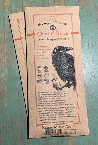 Quoth The Raven All-Natural Incense – One Eleven Candles